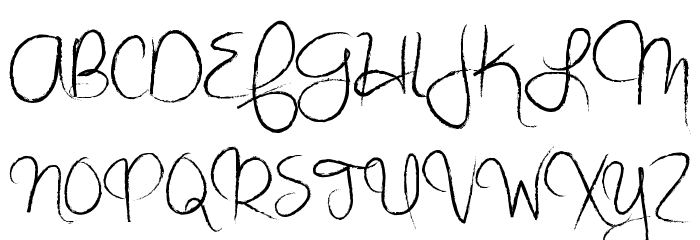 Virginia Sky Font UPPERCASE