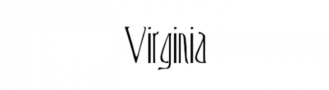 Virginia  Скачать бесплатные шрифты