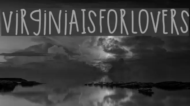 VirginiaIsForLovers Font examples