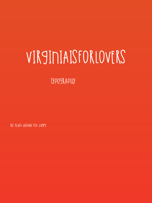 VirginiaIsForLovers Poster