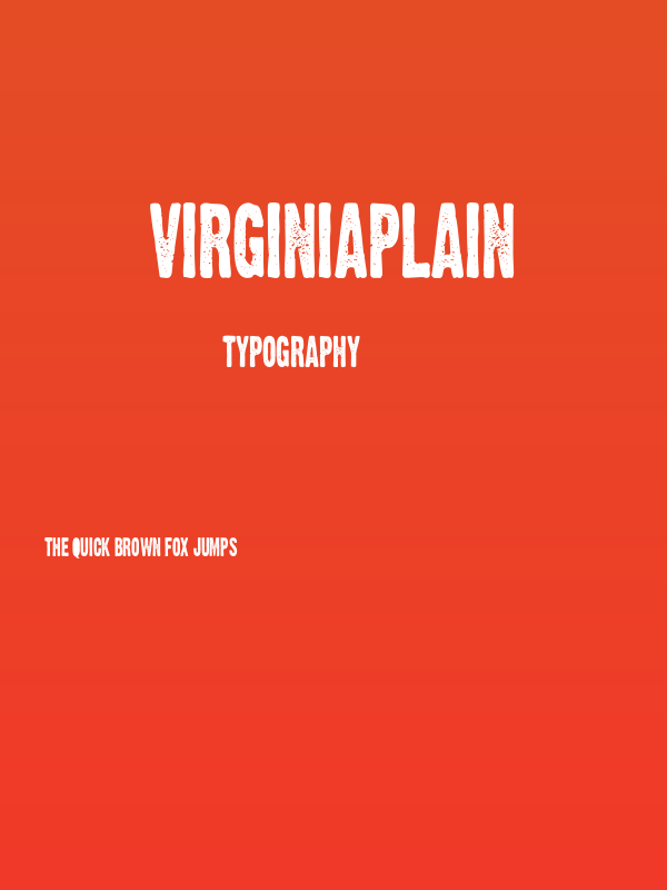 VirginiaPlain Poster