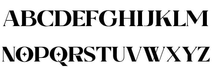 Virgo Delight フォント 大文字