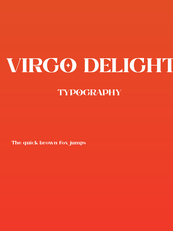Virgo Delight Poster