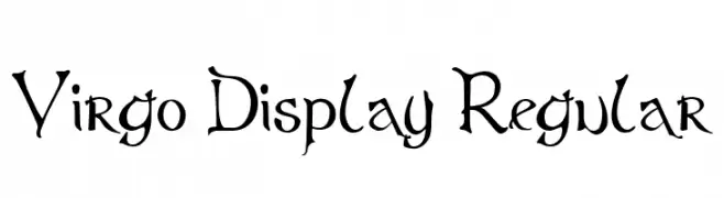 Virgo Display Regular  Fuentes Gratis Descargar