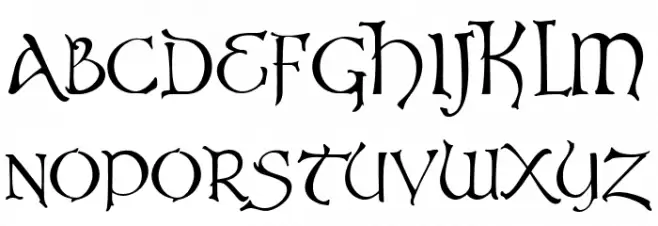 Virgo Display Regular 字体 大写