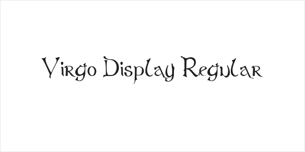 Virgo Display Regular Logo