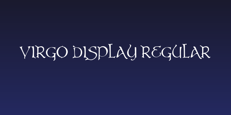 Virgo Display Regular Social Header