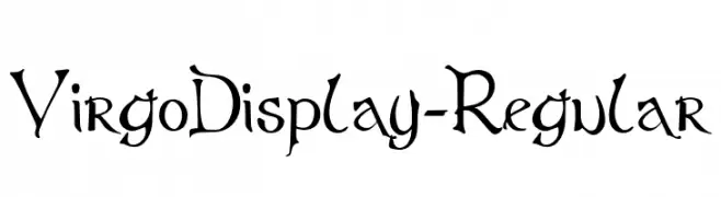 VirgoDisplay-Regular  Fuentes Gratis Descargar