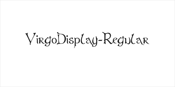 VirgoDisplay-Regular Logo