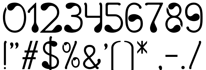 Virgule Regular Font OTHER CHARS