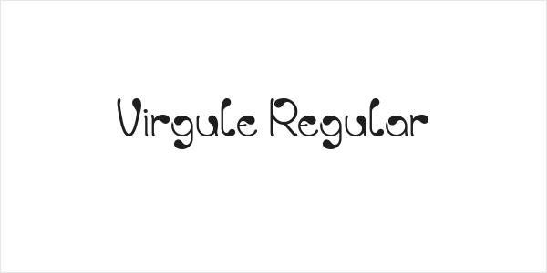 Virgule Regular Logo
