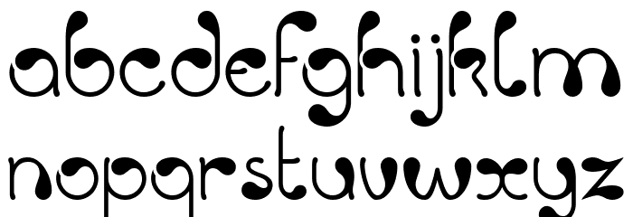 Virgule Regular Font LOWERCASE