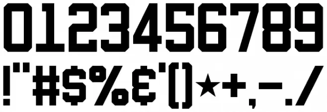 Viridian College Font OTHER CHARS