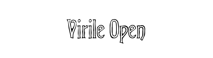 Virile Open Font