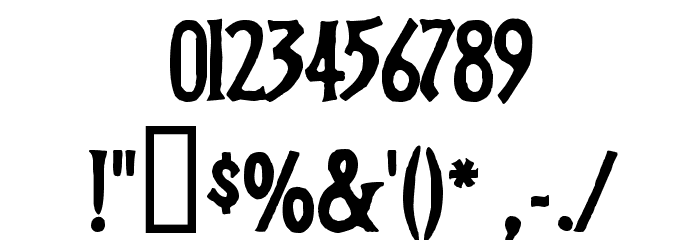 Virile Solid Font OTHER CHARS