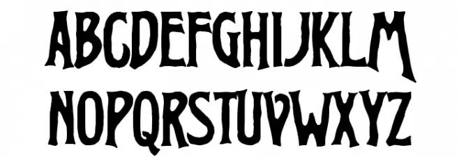 Virile Solid Schriftart Groß