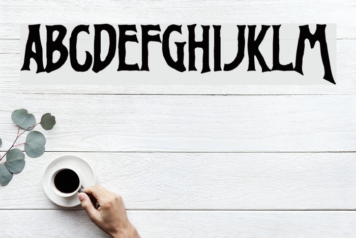 Virile Solid Font examples