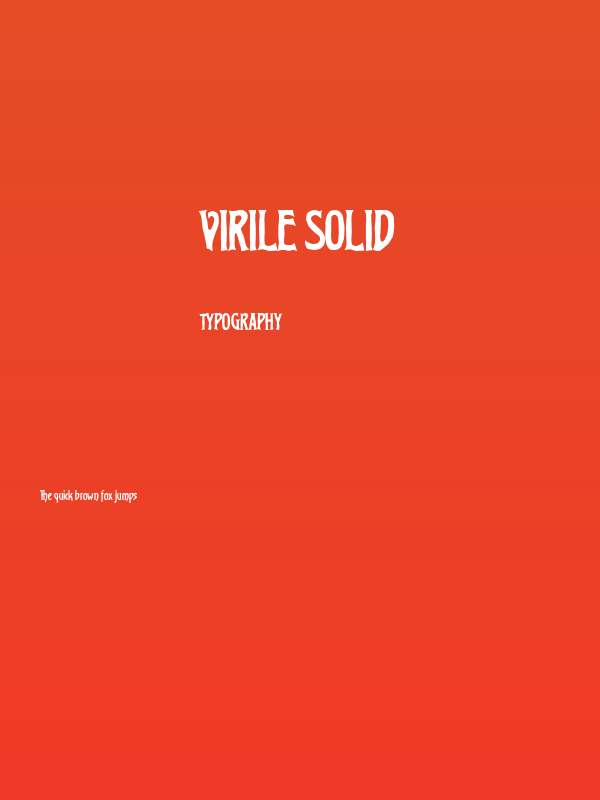 Virile Solid Poster