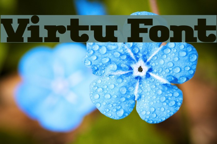 Virtu Font examples