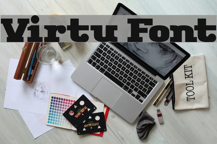 Virtu Font examples
