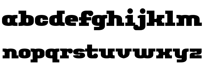 Virtu Font LOWERCASE