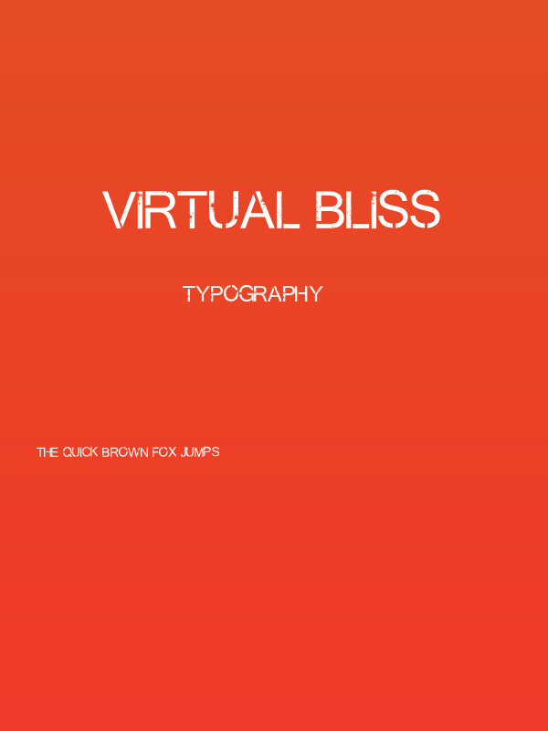 Virtual Bliss Poster