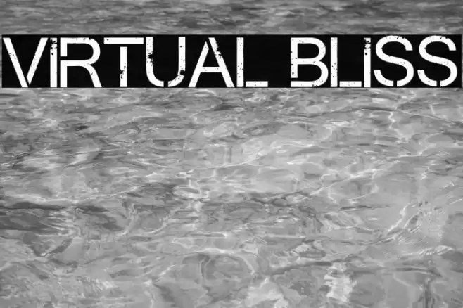 Virtual Bliss Font examples