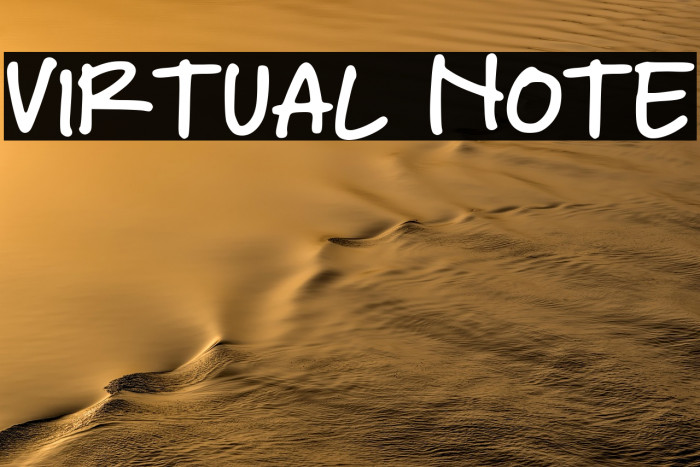 Virtual Note Example 1