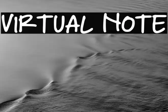 Virtual Note Font examples