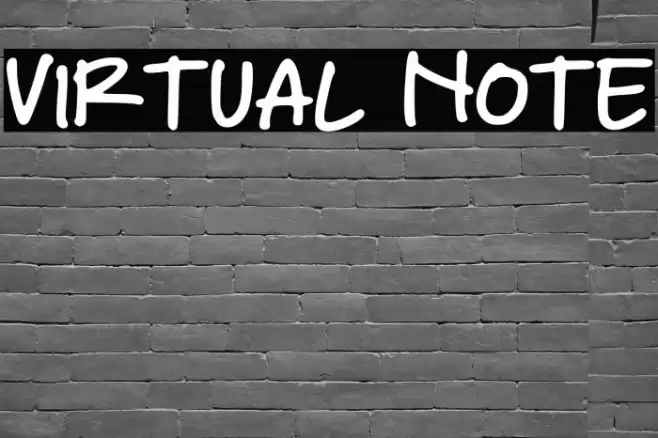 Virtual Note Font examples