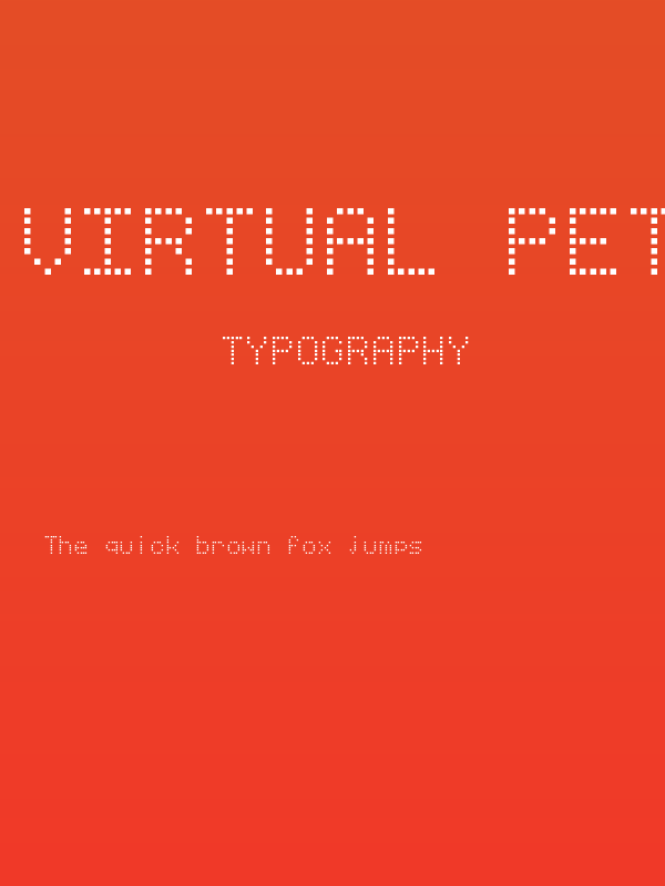 Virtual Pet Sans Poster