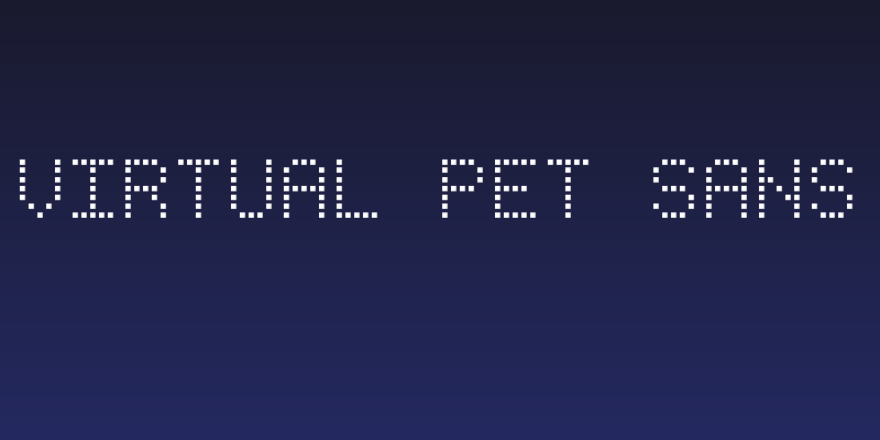 Virtual Pet Sans Social Header