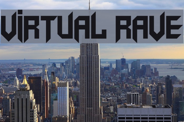 Virtual Rave Font examples