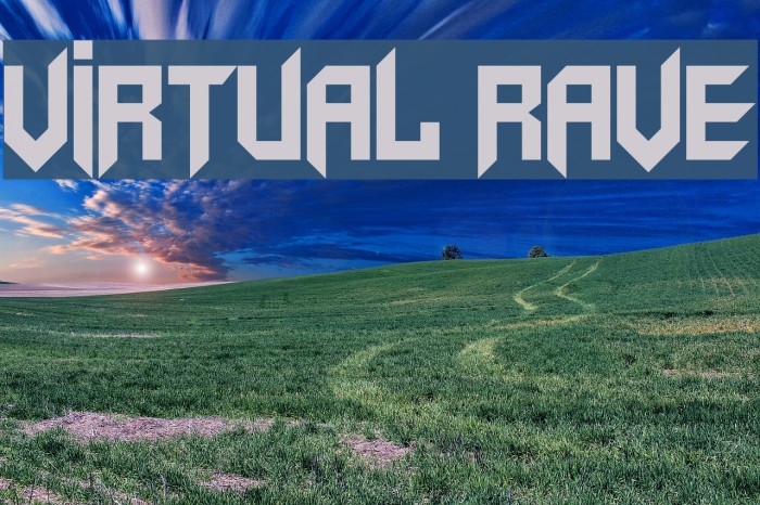 Virtual Rave Font examples