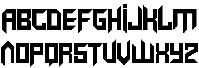 Virtual Rave Font LOWERCASE