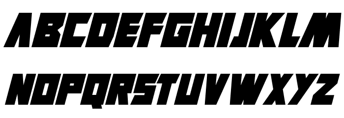 Virtual Realm Italic Font LOWERCASE