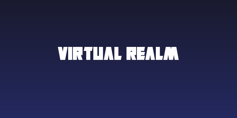 Virtual Realm Social Header