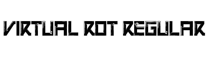Virtual Rot Regular  Скачать бесплатные шрифты