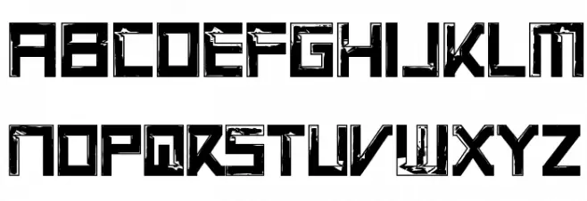 Virtual Rot Regular Polices MAJUSCULES