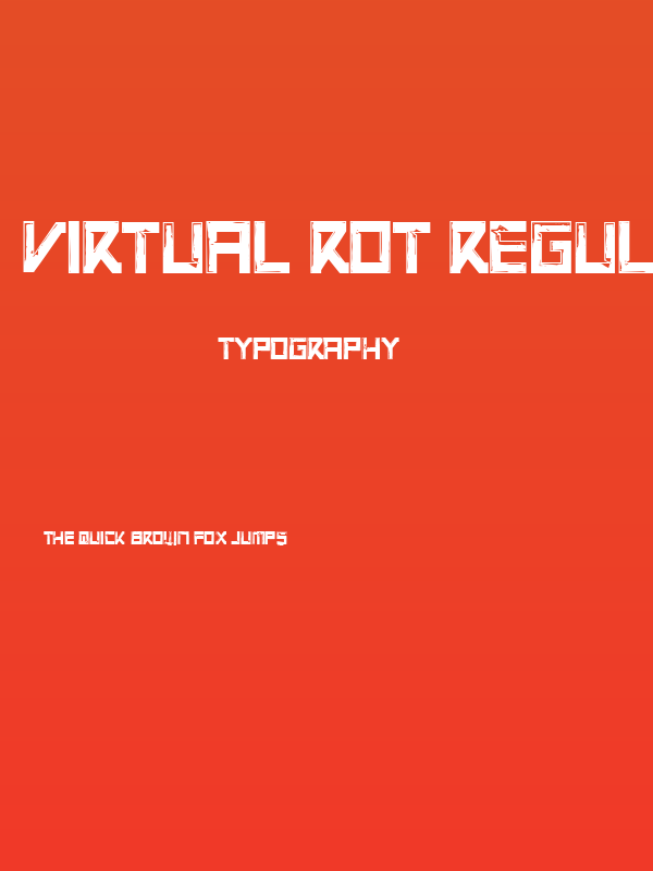 Virtual Rot Regular Poster