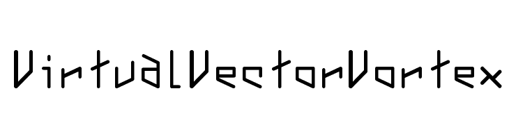 VirtualVectorVortex  नि: शुल्क फ़ॉन्ट्स डाउनलोड