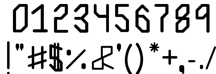 VirtualVectorVortex Font OTHER CHARS