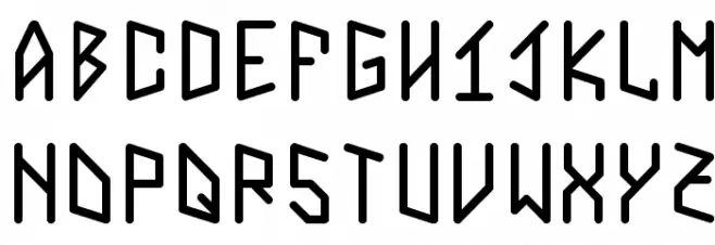 VirtualVectorVortex Schriftart Groß