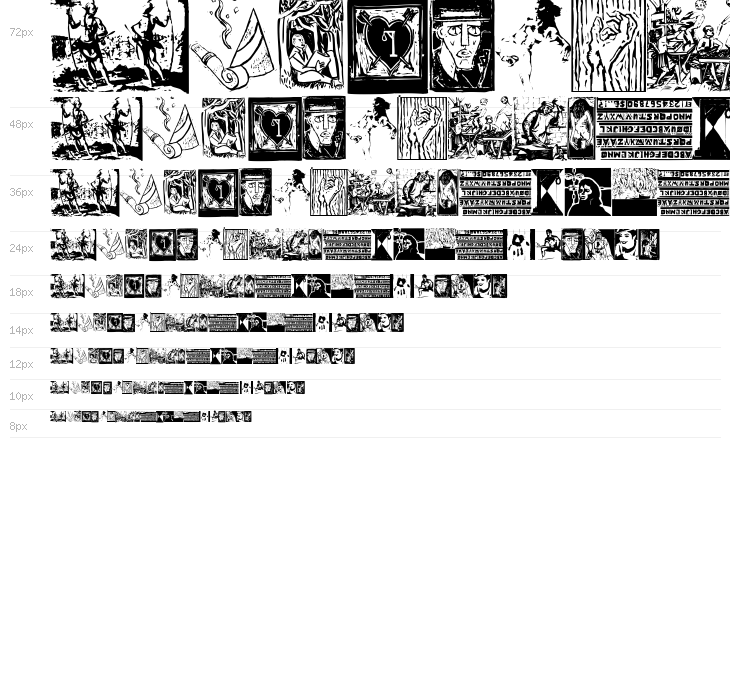 VirtualWoodcuts Waterfall