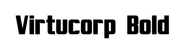 Virtucorp Bold Font
