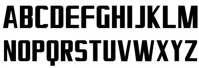 Virtucorp Шрифта ВЕРХНИЙ