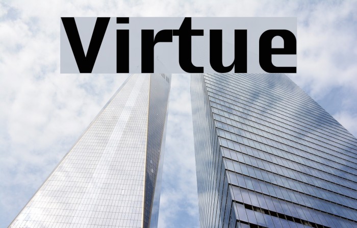 Virtue Font examples