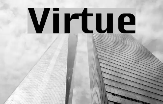 Virtue Font examples
