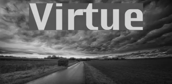 Virtue Font examples