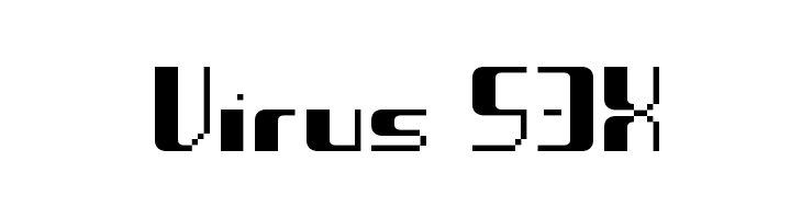 Virus 53X Font